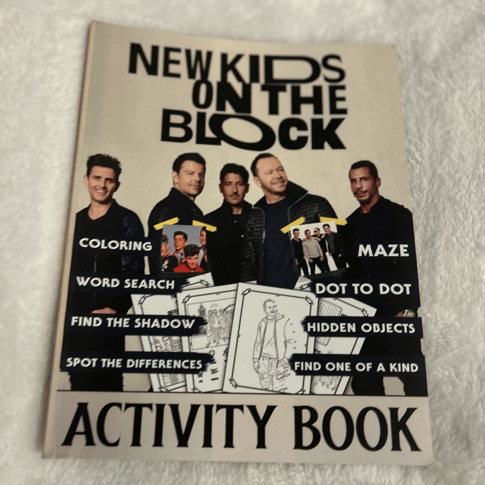 New kids on the block Activity Book - vintage
